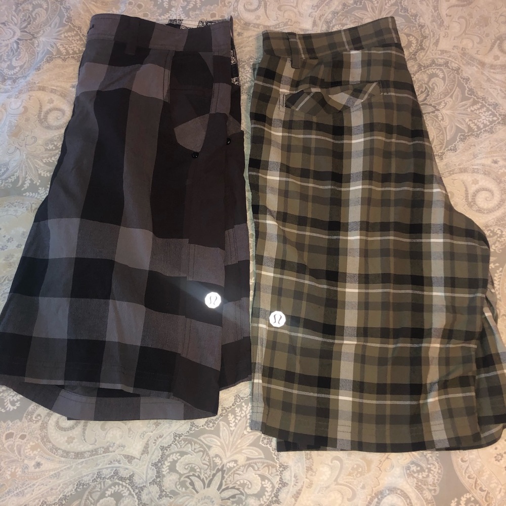 2 Pairs of Lulu Lemon Shorts-Sz 34